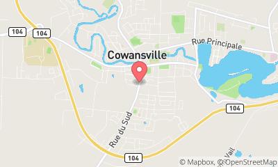 map, Board Games Papeterie Cowansville Inc in Cowansville (QC) | CanaGuide