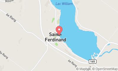 map, Festival Fêtes Du Lac William in Saint-Ferdinand (QC) | CanaGuide