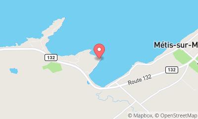 map, Cottage Eagle Point in Métis-sur-Mer (Quebec) | CanaGuide