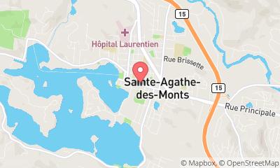 map, Agence de voyage Voyage Vasco Ste-Agathe inc. à Sainte-Agathe-des-Monts (QC) | CanaGuide