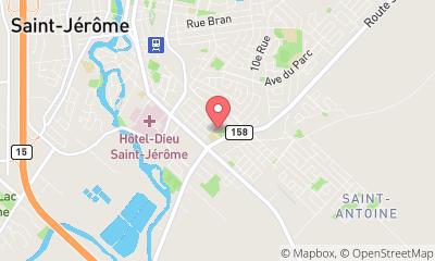 map, Centre De Danse Laurentien