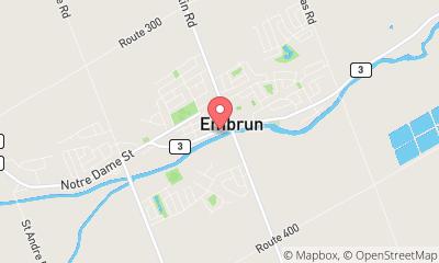 map, Gym Reps With Alison Fitness Studio in Embrun (ON) | CanaGuide