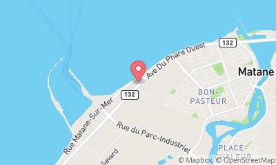 map, Limousine NAPA AUTOPRO - Coté Mécanique Inc à Matane (Quebec) | CanaGuide