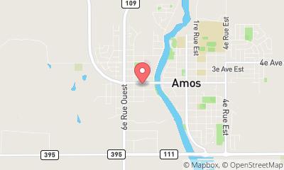 map, Hôtel Econo-One Amos