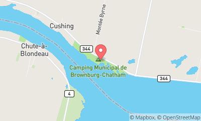 map, Camping Brownburg-Chatham