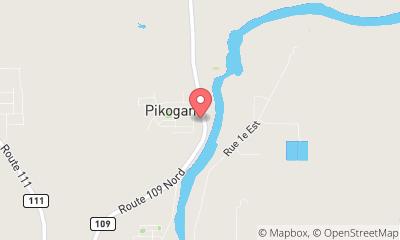 map, Rodeway Inn Amos/Pikogan