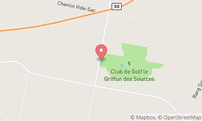 map, Golf Griffon des Sources