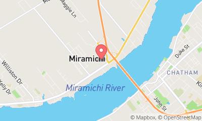 map, Travel Agency Maritime Travel in Miramichi (NB) | CanaGuide