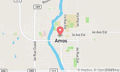 map, Park Parc de la Cathédrale in Amos (QC) | CanaGuide