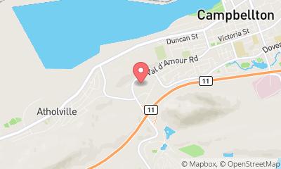 map, Boutique de Camping Hart à Campbellton (NB) | CanaGuide