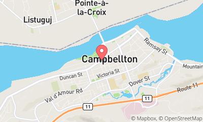 map, Swimming Pool Dooly's in Campbellton (NB) | CanaGuide