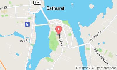 map, Piscine Bathurst Aquatic CENTRE à Bathurst (NB) | CanaGuide