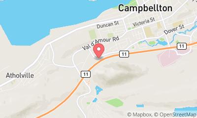 map, Gym Studio Fitness in Campbellton (NB) | CanaGuide