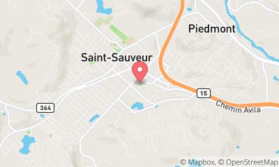 map, Luxury Hotel Le Spa du Manoir in Saint-Sauveur (QC) | CanaGuide