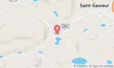 map, Luxury Hotel Auberge Sous L'Edredon B&B in Saint-Sauveur (QC) | CanaGuide