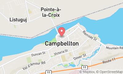 map, Brewery Brasserie 1026 Bar & Grill in Campbellton (NB) | CanaGuide