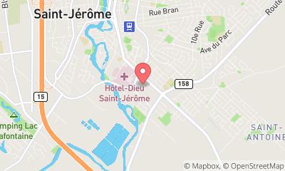 map, Gym Éconofitness à Saint-Jérôme (Quebec) | CanaGuide
