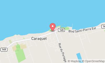 map, Holiday Apartment Hébergement Centre-Ville Caraquet in Caraquet (NB) | CanaGuide